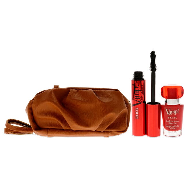 Vamp! Sexy Lashes and Vamp! Nail Polish Set by Pupa Milano for Women - 3 Pc Set, , alternate image number null