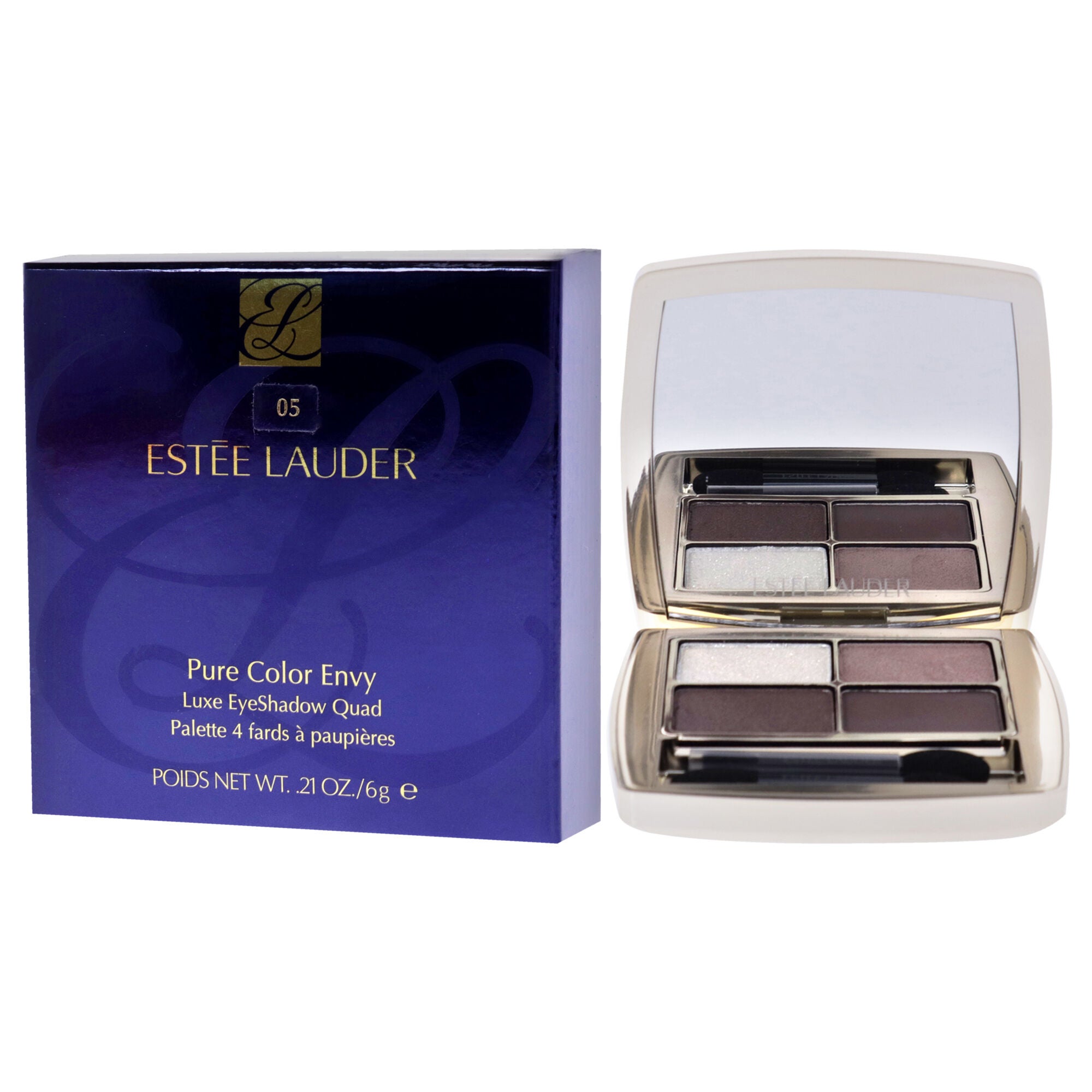 Pure Color Envy Luxe Eyeshadow Quad - 05 Grey Haze by Estee Lauder for Women - 0.21 oz Eye Shadow, , alternate image number 8