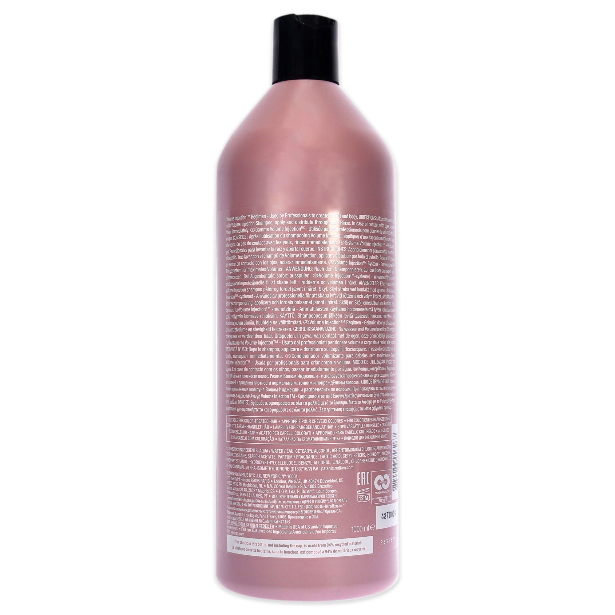 Volume Injection Conditioner-NP by Redken for Unisex - 33.8 oz Conditioner, , alternate image number 3