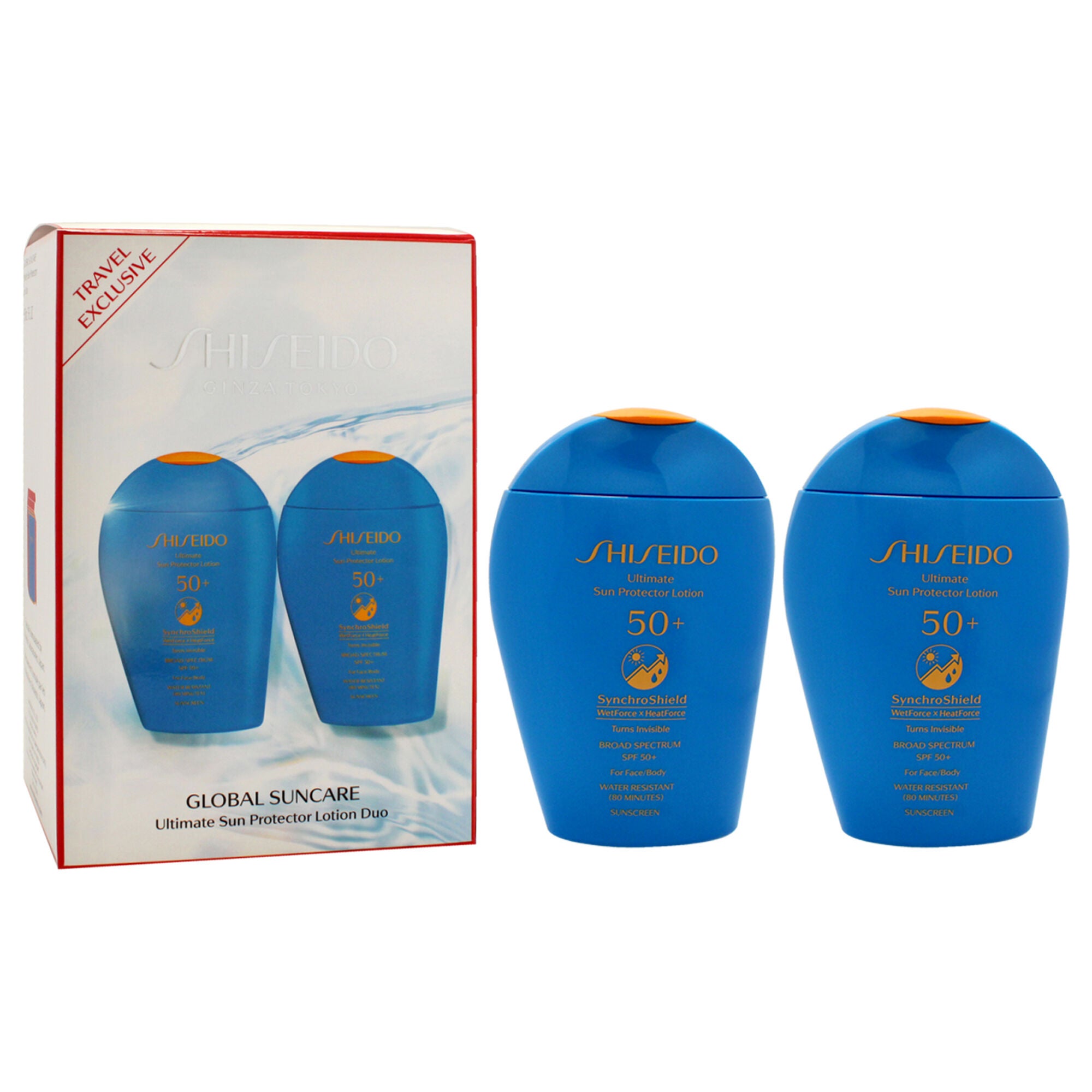 Ultimate Sun Protector Lotion SPF 50 Plus Duo by Shiseido for Women - 2 x 5 oz Lotion, See Description, alternate image number 2