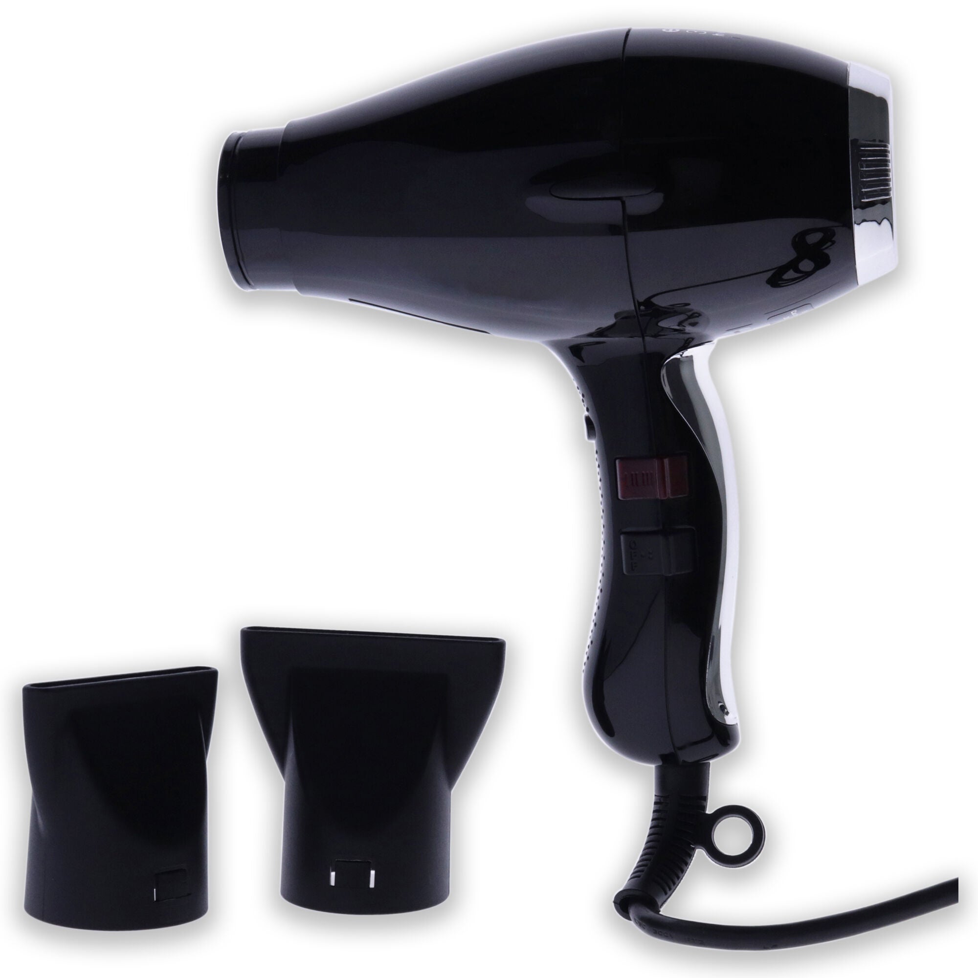 3900 Healthy Ionic Hair Dryer - Black-Silver by Elchim for Unisex - 1 Pc Hair Dryer, See Description, alternate image number 3