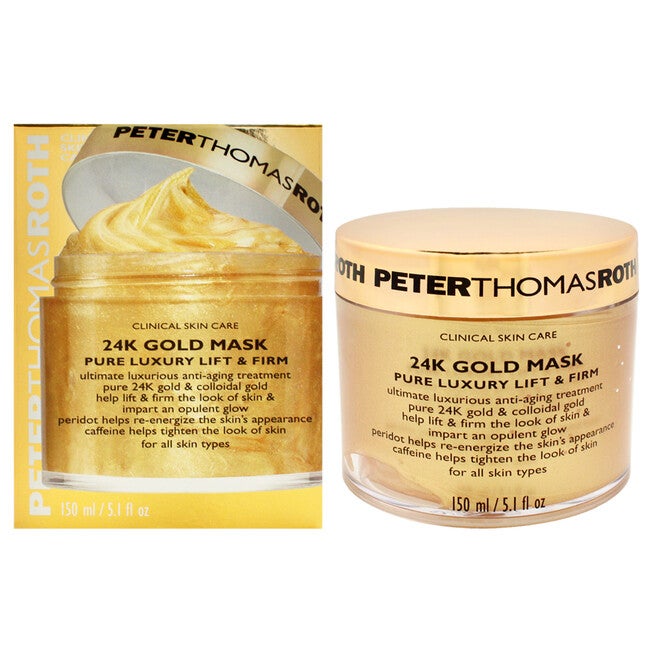 24K Gold Mask Pure Luxury Lift and Firm Mask by Peter Thomas Roth for Unisex - 5.1 oz Mask, NA, hi-res image number null