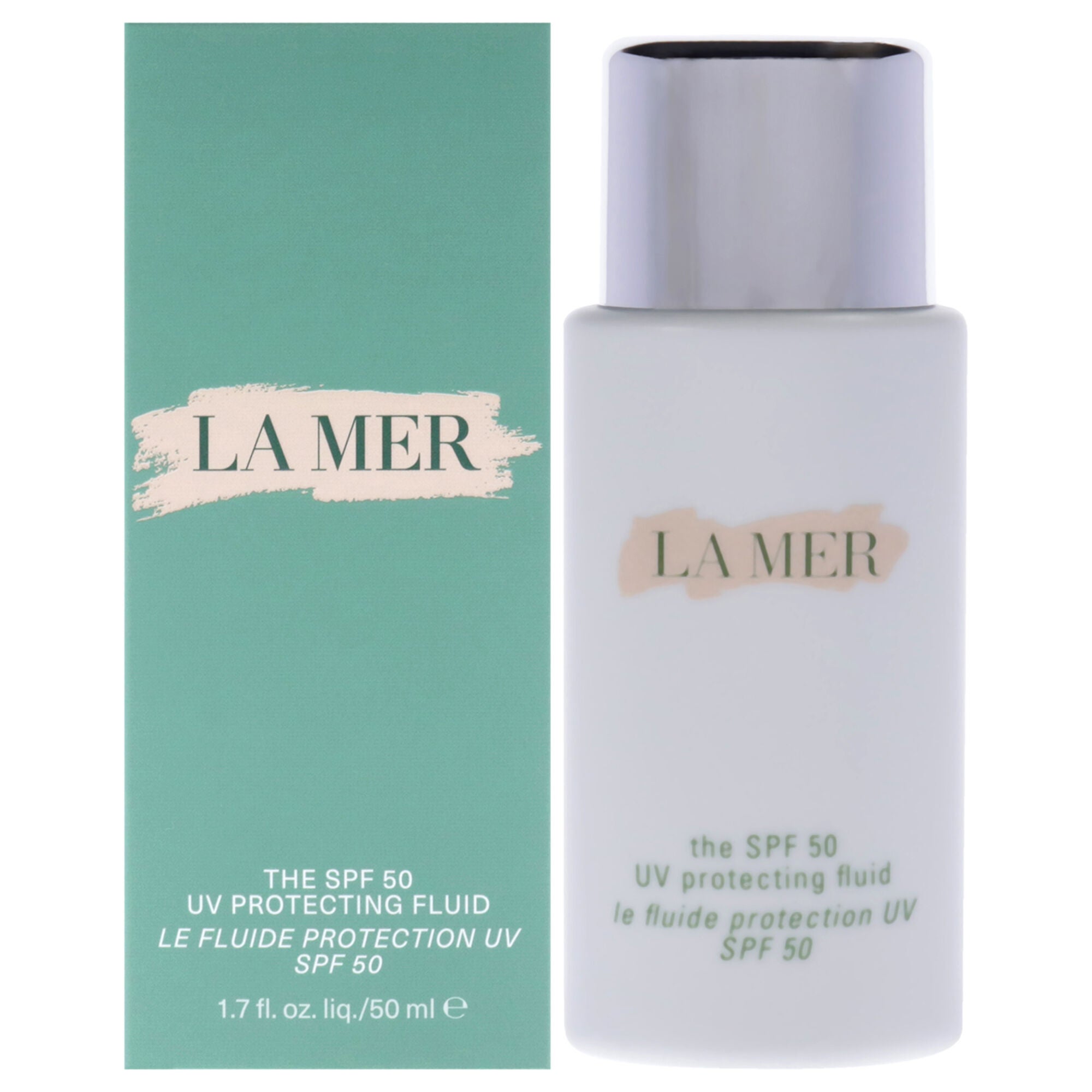 The SPF 50 UV Protecting Fluid by La Mer for Unisex - 1.7 oz Sunscreen, See Description, hi-res image number 0