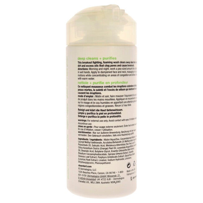 Clear Start Breakout Clearing Foaming Wash by Dermalogica for Women - 6 oz Foam, NA, alternate image number null