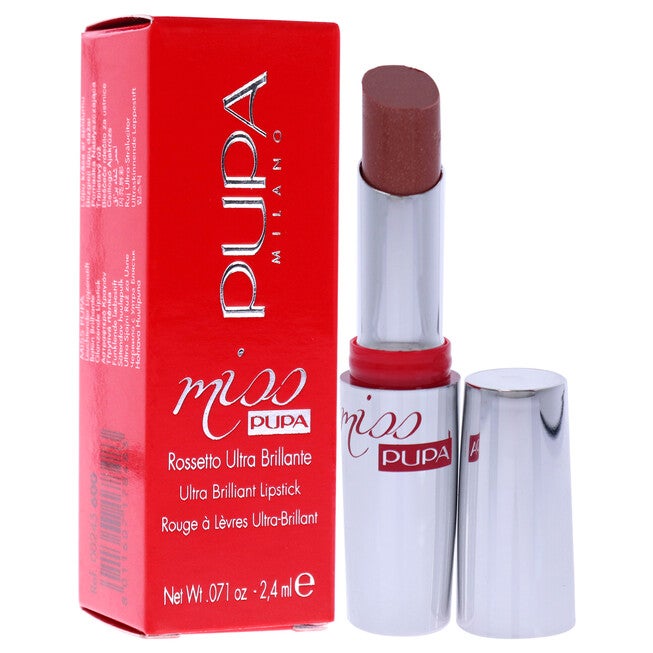 Miss Pupa Ultra Brilliant Lipstick - 600 Champagne by Pupa Milano for Women - 0.071 oz Lipstick, NA, alternate image number null