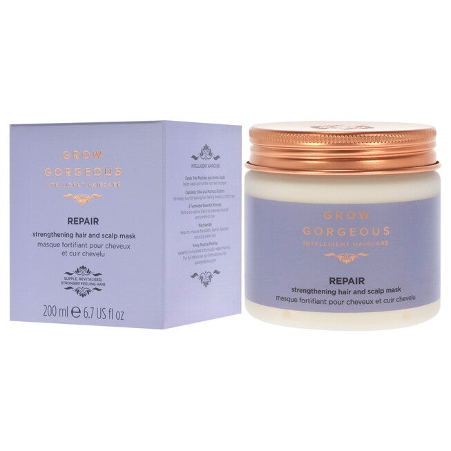 Repair Strengthening Hair and Scalp Mask by Grow Gorgeous for Unisex - 6.7 oz Masque, , alternate image number null