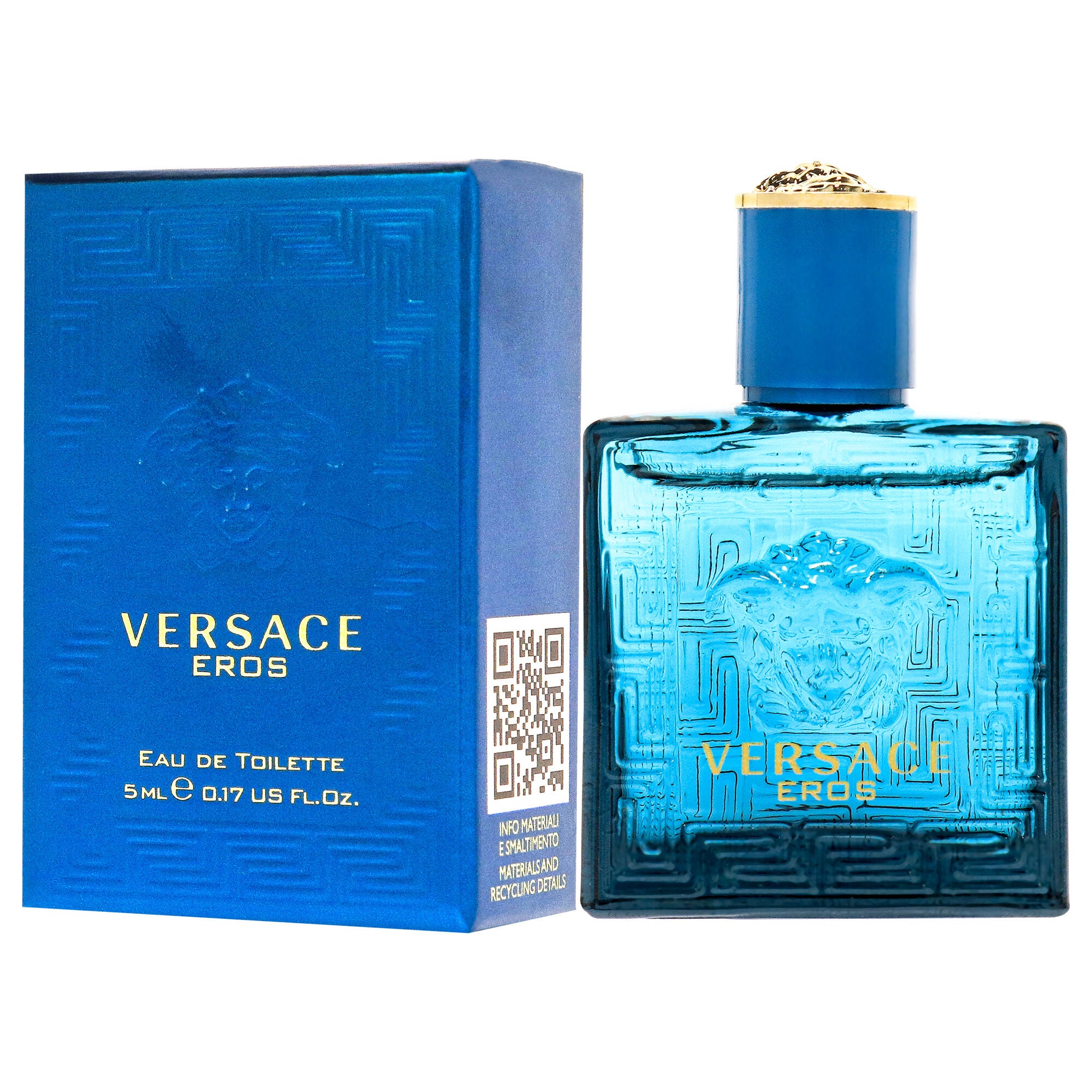 Versace Eros by Versace for Men - 0.17 oz EDT Splash (Mini), See Description, alternate image number 3