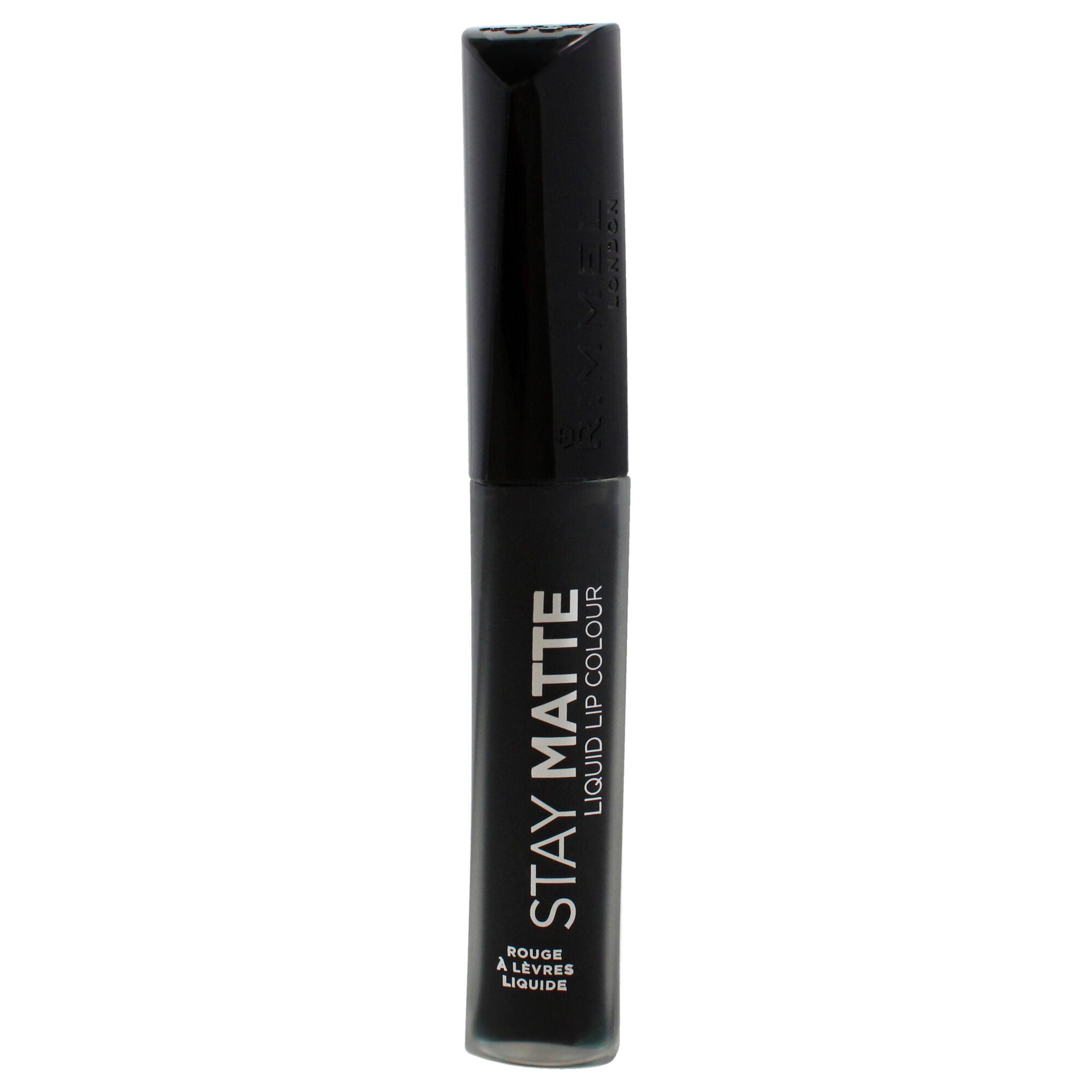 Stay Matte Liquid Lip Color - 840 Pitch Black by Rimmel London for Women - 0.21 oz Lipstick, See Description, hi-res image number 0