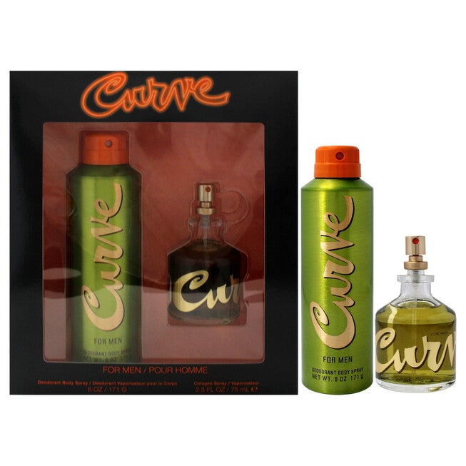 Curve by Liz Claiborne for Men - 2 Pc Gift Set 2.5oz Cologne Spray, 6oz Deodorant Body Spray, , alternate image number null