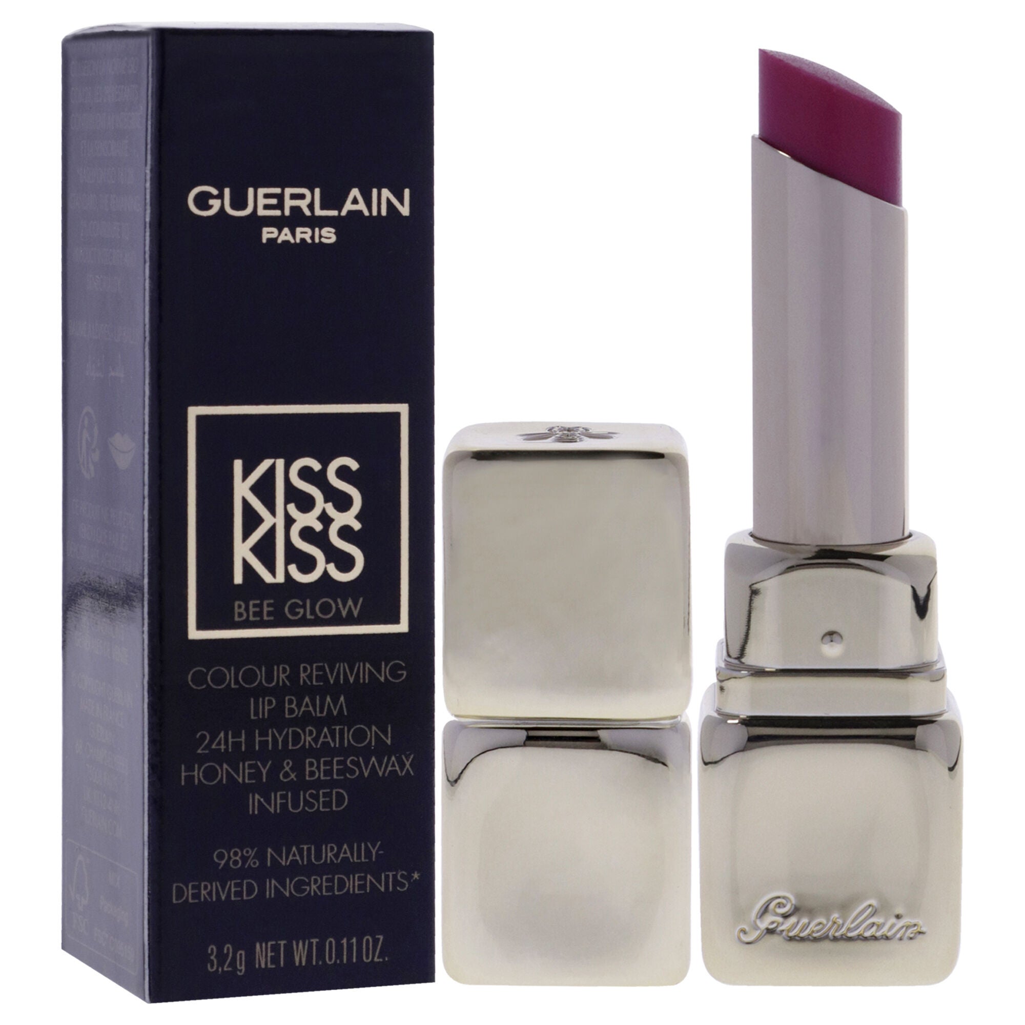 Kiss Kiss Bee Glow Lip Blam - 409 Fucsia Glow by Guerlain for Women - 0.11 oz Lip Balm, See Description, alternate image number 2