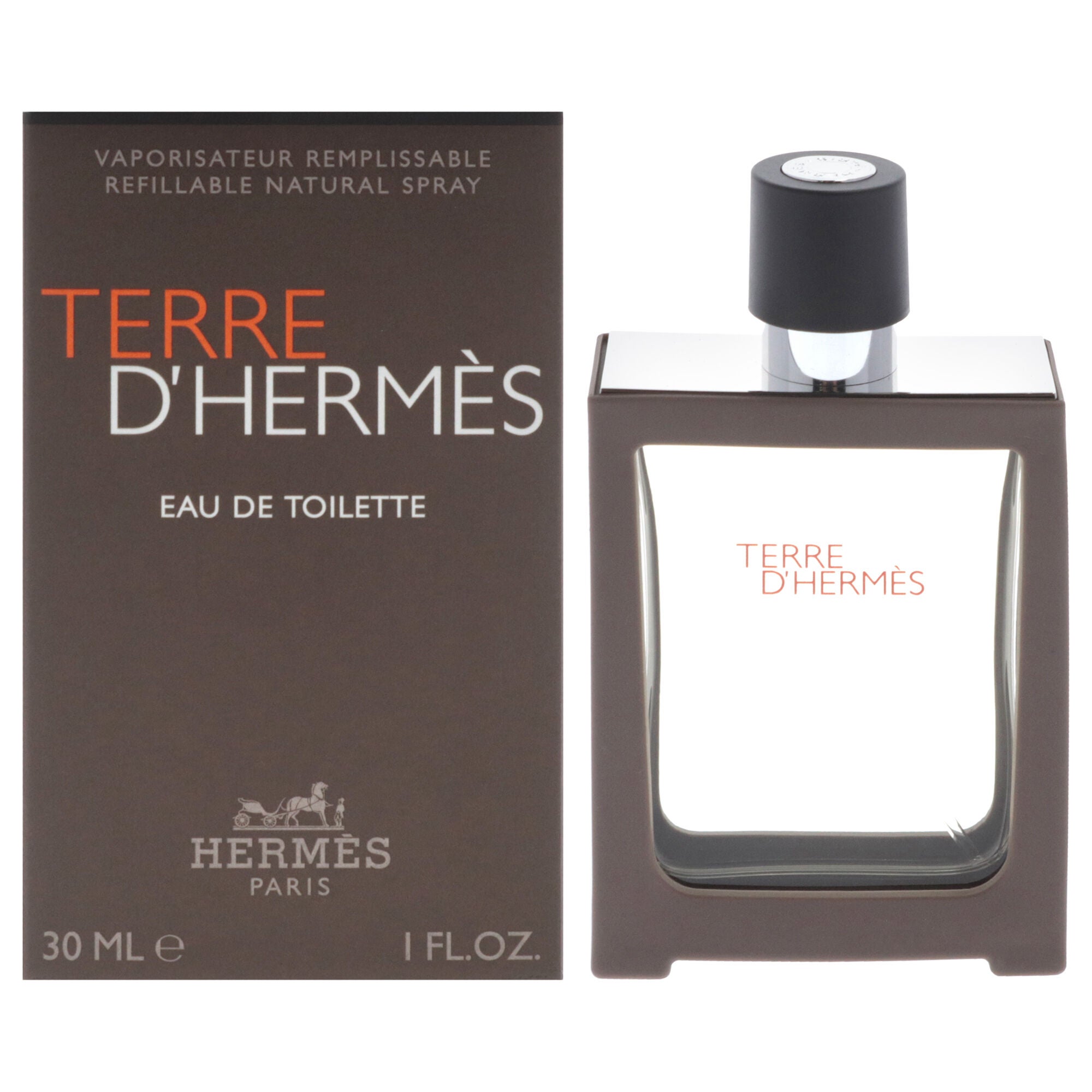 Terre Dhermes by Hermes for Men - 1 oz EDT Spray (Refillable), See Description, hi-res image number 0