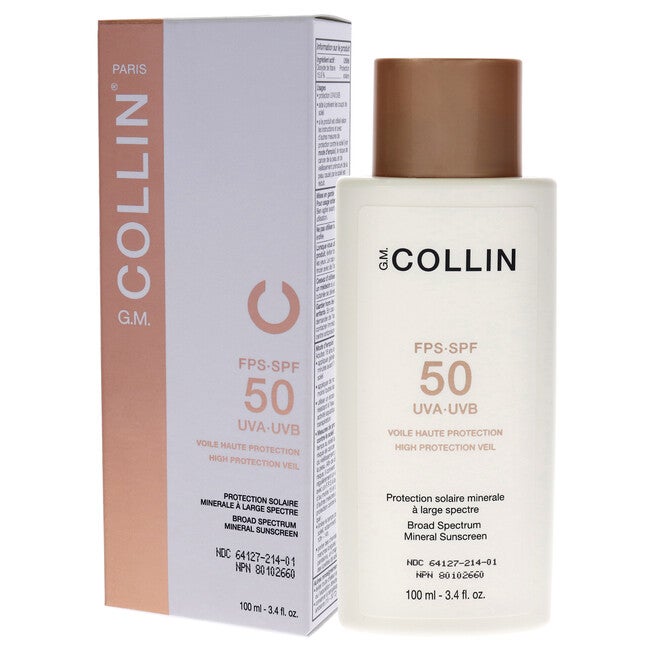 High Protection Veil SPF 50 by G.M. Collin for Unisex - 3.4 oz Sunscreen, NA, alternate image number null