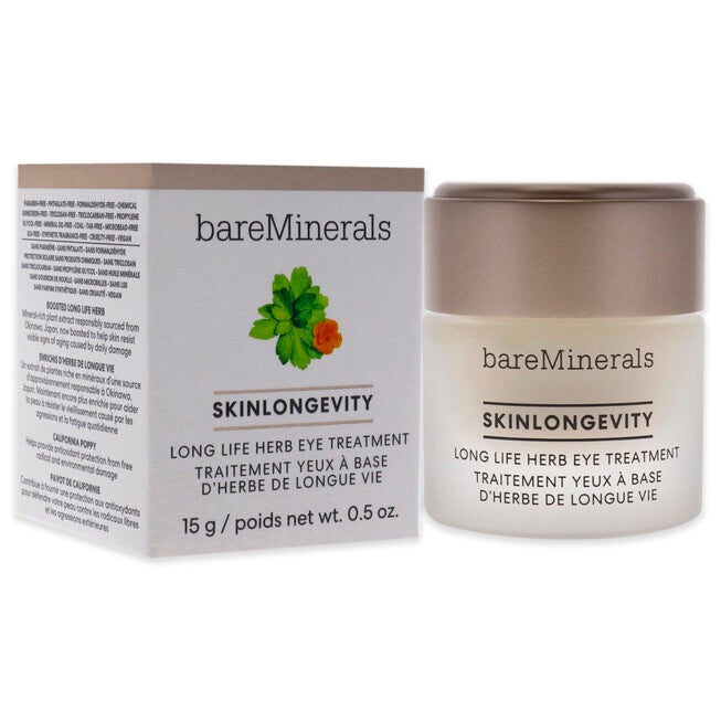 Skinlongevity Long Life Herb Eye Treatment by bareMinerals for Unisex - 0.5 oz Treatment, NA, alternate image number null