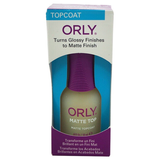 Matte Top - Matte TopCoat by Orly for Women - 0.6 oz Nail Polish, NA, hi-res image number null