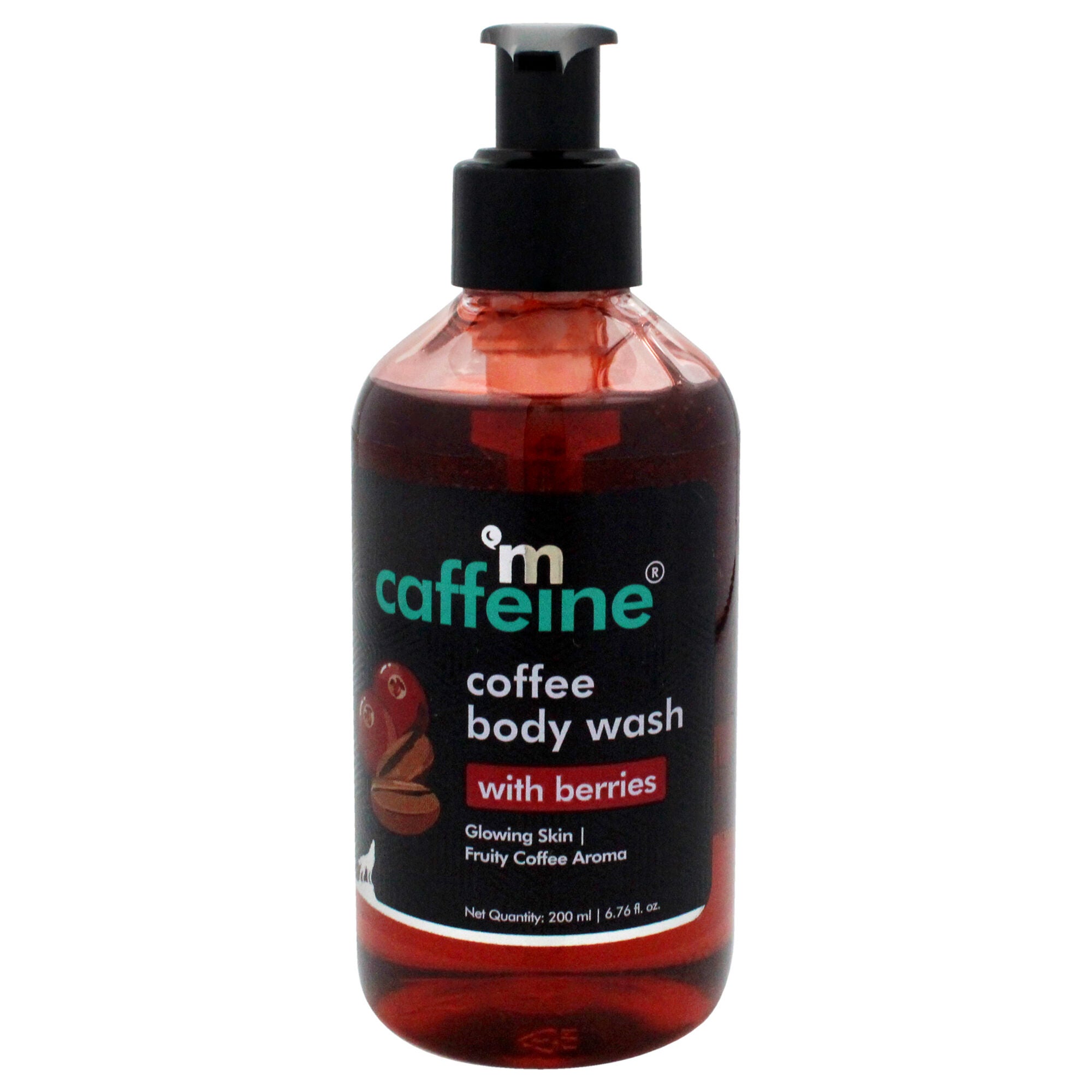 Coffee Body Wash - Berries by mCaffeine for Unisex - 6.76 oz Body Wash, See Description, hi-res image number 0