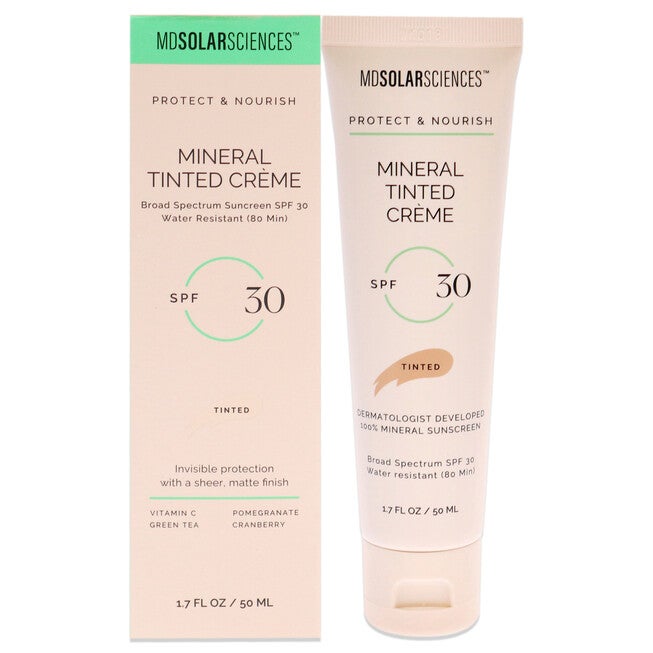 Mineral Tinted Creme SPF 30 by MDSolarSciences for Unisex - 1.7 oz Sunscreen, See Description, hi-res image number 0