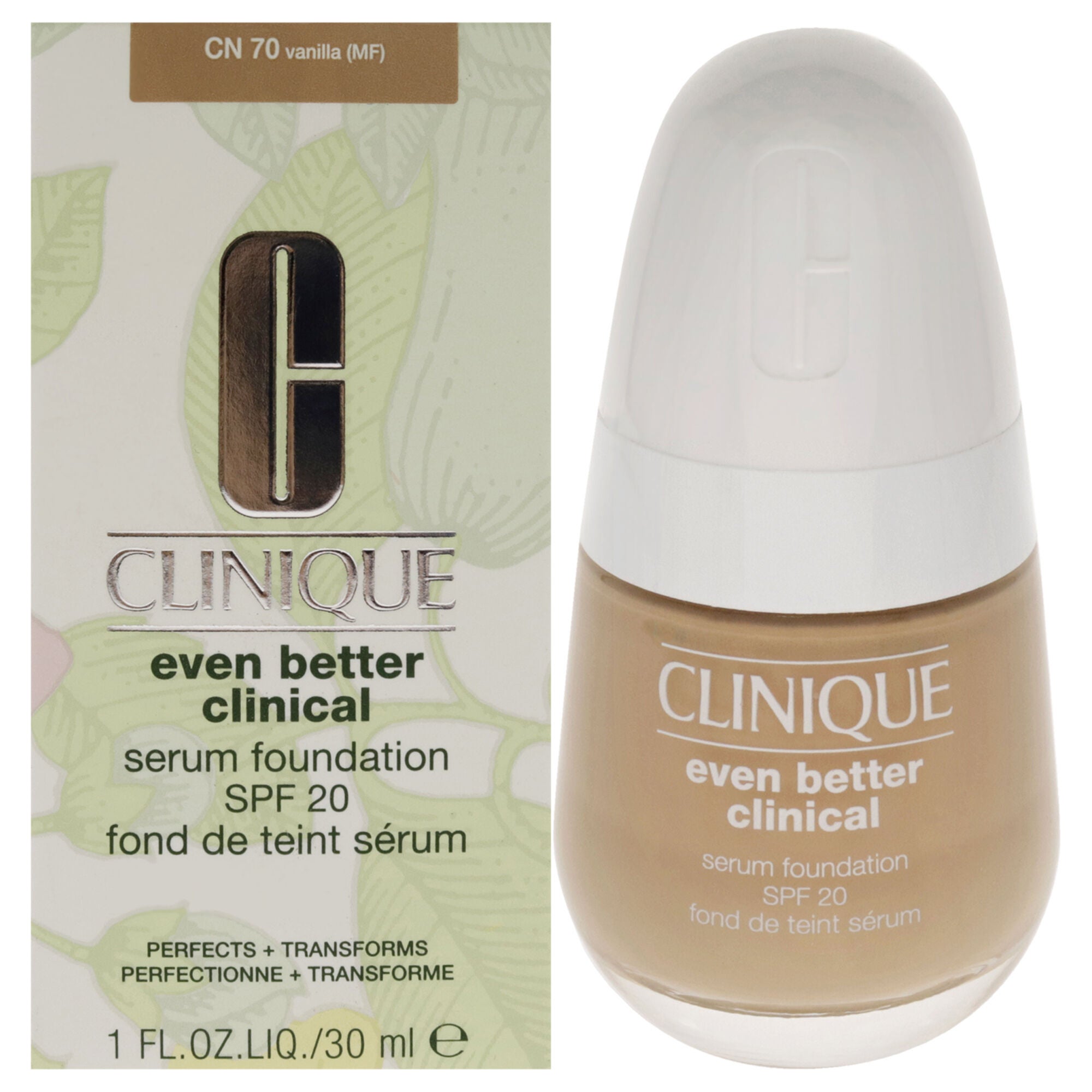 Even Better Clinical Serum Foundation SPF 20 - CN 70 Vanilla by Clinique for Women - 1 oz Foundation, See Description, hi-res image number 0