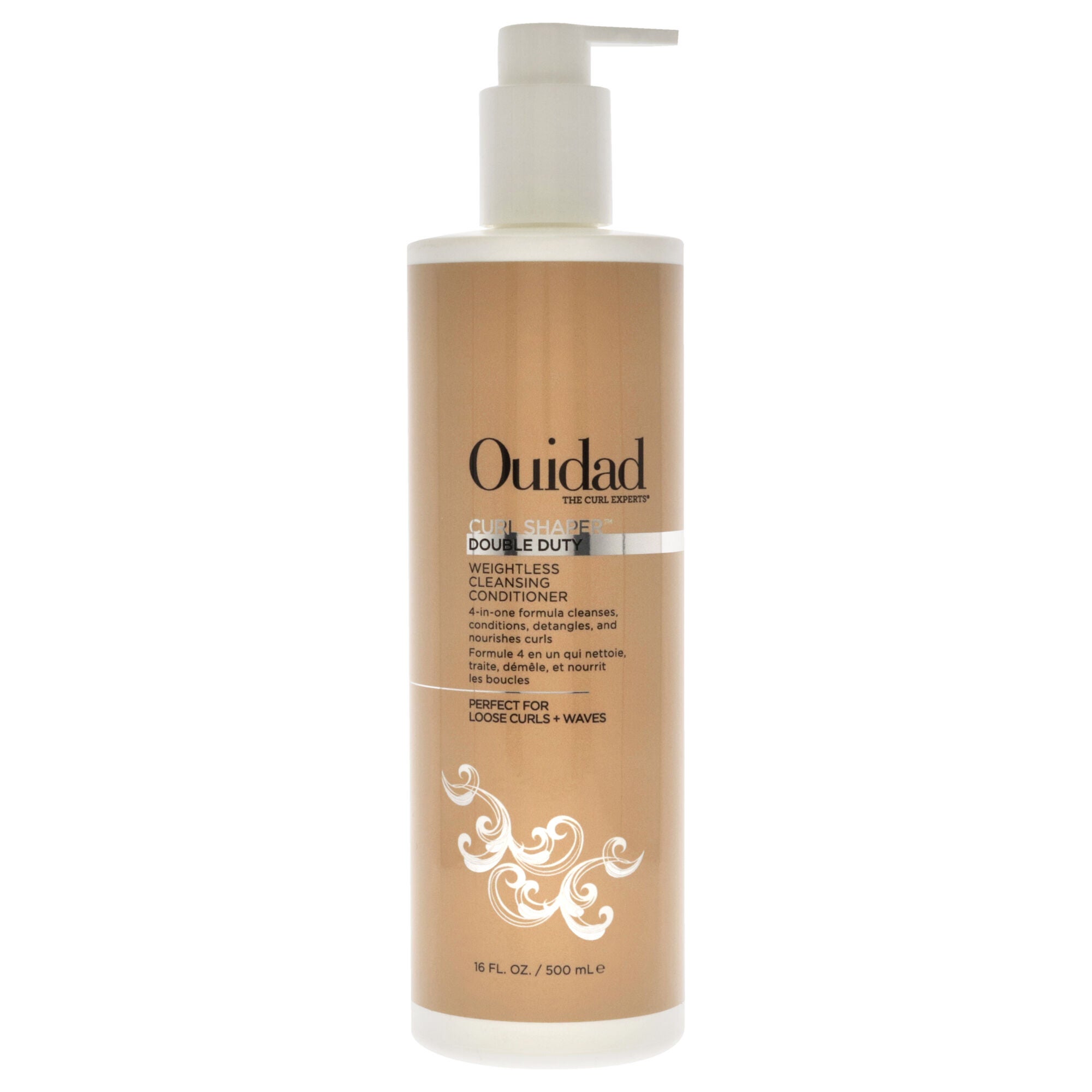 Curl Shaper Double Duty Weightless Cleansing Conditioner by Ouidad for Unisex - 16 oz Conditioner, See Description, hi-res image number 0