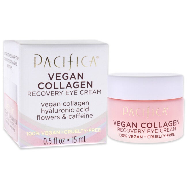 Vegan Collagen Recovery Eye Cream by Pacifica for Women - 0.5 oz Cream, , alternate image number 6
