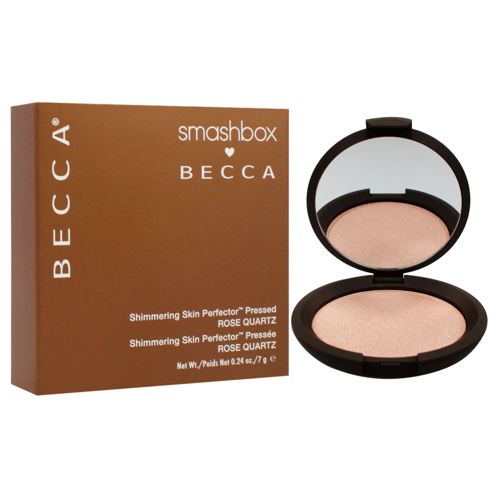 Becca Shimmering Skin Perfector Pressed - Rose Quartz by SmashBox for Women - 0.24 oz Highlighter, See Description, alternate image number 1