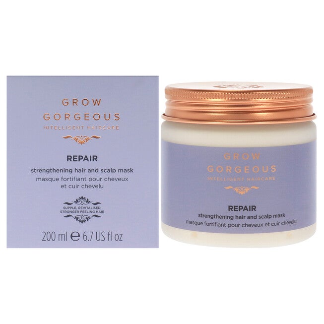 Repair Strengthening Hair and Scalp Mask by Grow Gorgeous for Unisex - 6.7 oz Masque, , alternate image number null
