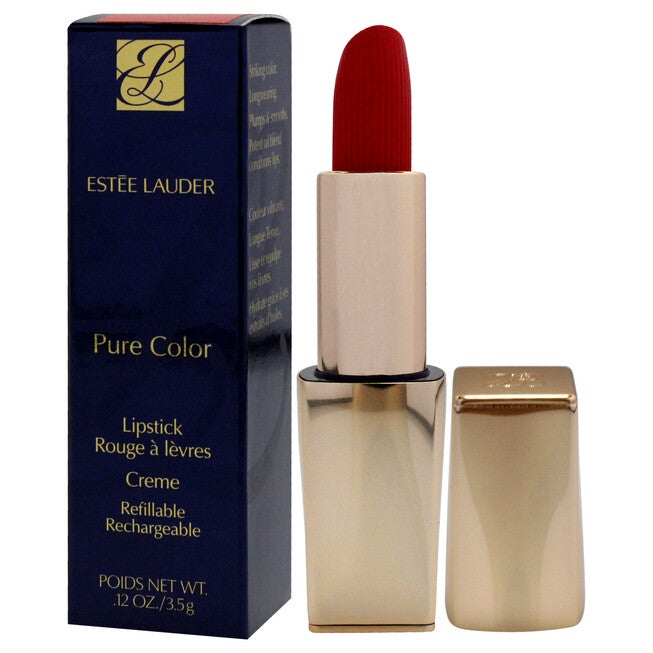 Pure Color Creme Lipstick - 520 Carnal by Estee Lauder for Women - 0.12 oz Lipstick (Refillable), NA, alternate image number null