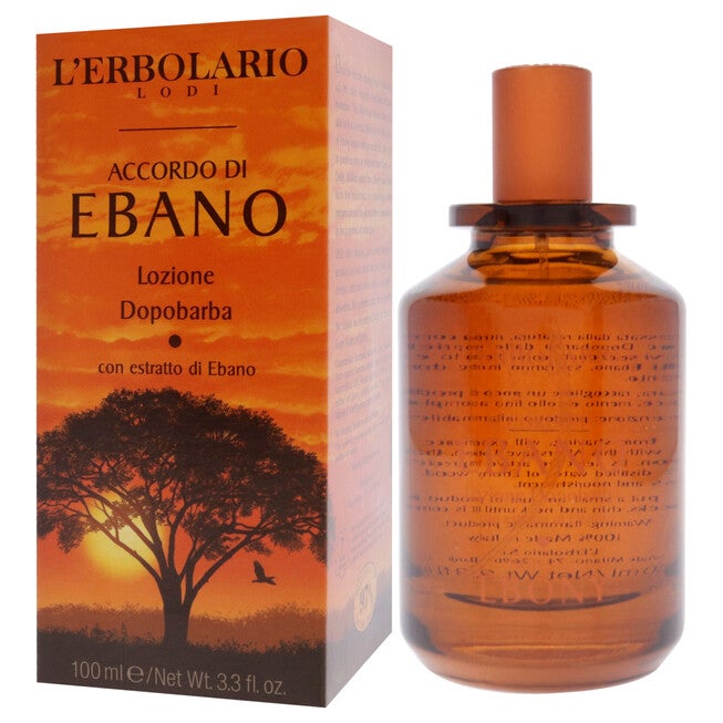 After Shave Lotion - Notes of Ebony by LErbolario for Unisex - 3.3 oz After Shave, , alternate image number 7