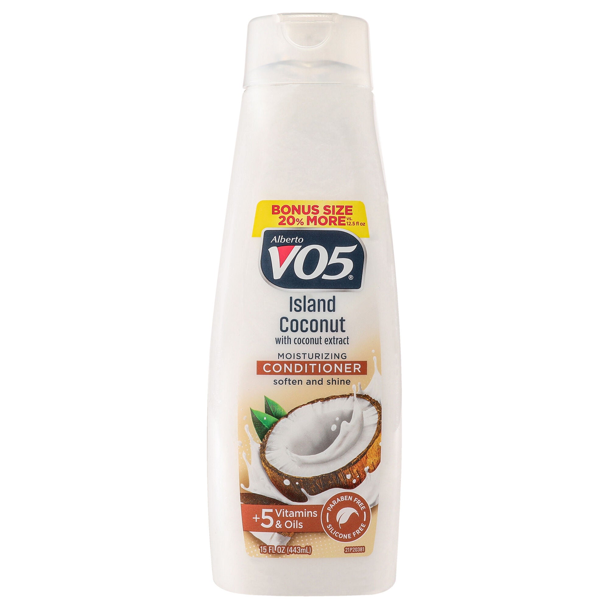 Moisturizing Island Coconut Conditioner by Alberto VO5 for Unisex - 15 oz Conditioner, See Description, hi-res image number 0