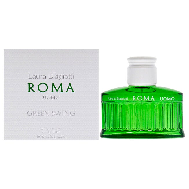 Roma Uomo Green Swing by Laura Biagiotti for Men - 2.5 oz EDT Spray, NA, hi-res image number null