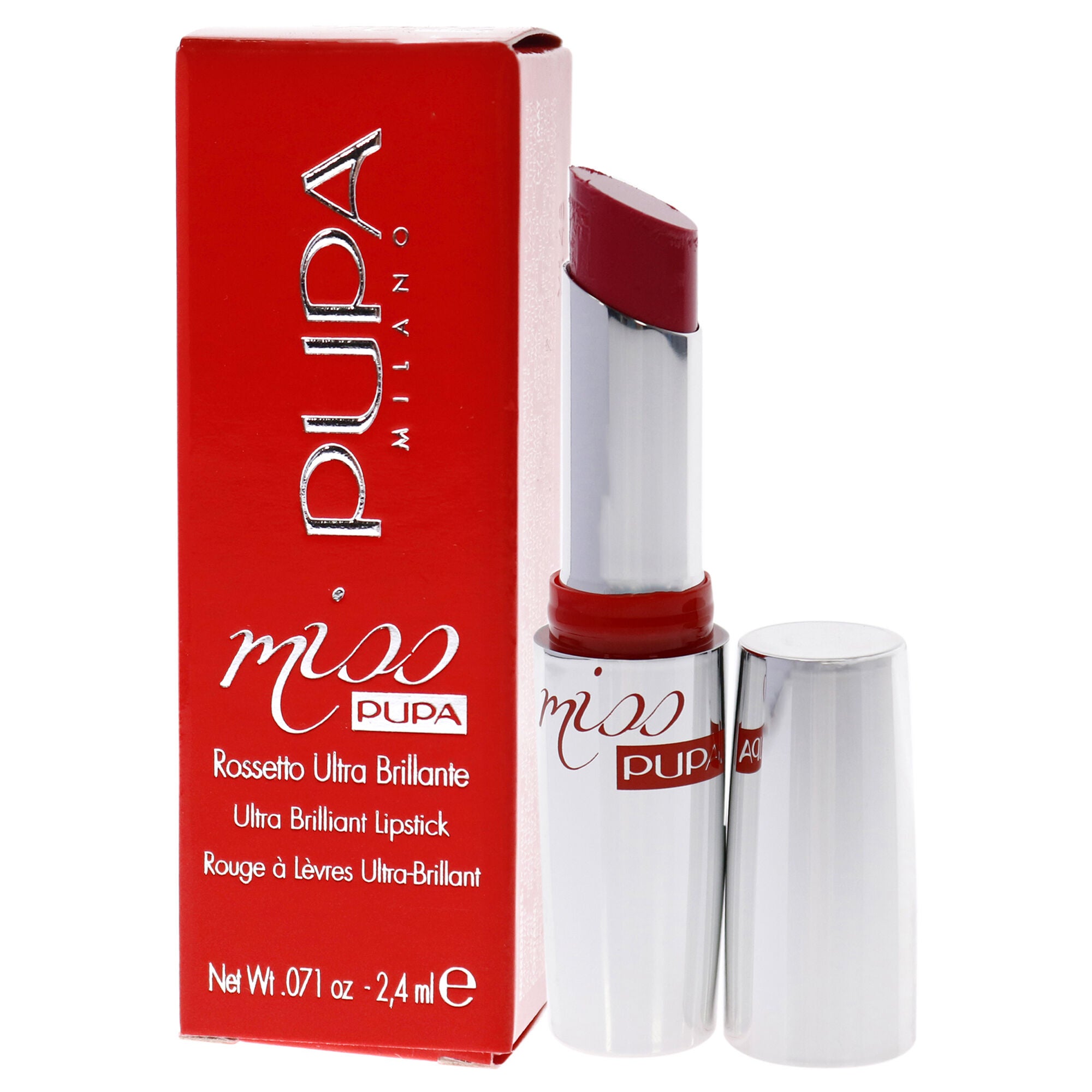 Miss Pupa Ultra Brilliant Lipstick - 302 Party Pink by Pupa Milano for Women - 0.071 oz Lipstick, See Description, alternate image number 3