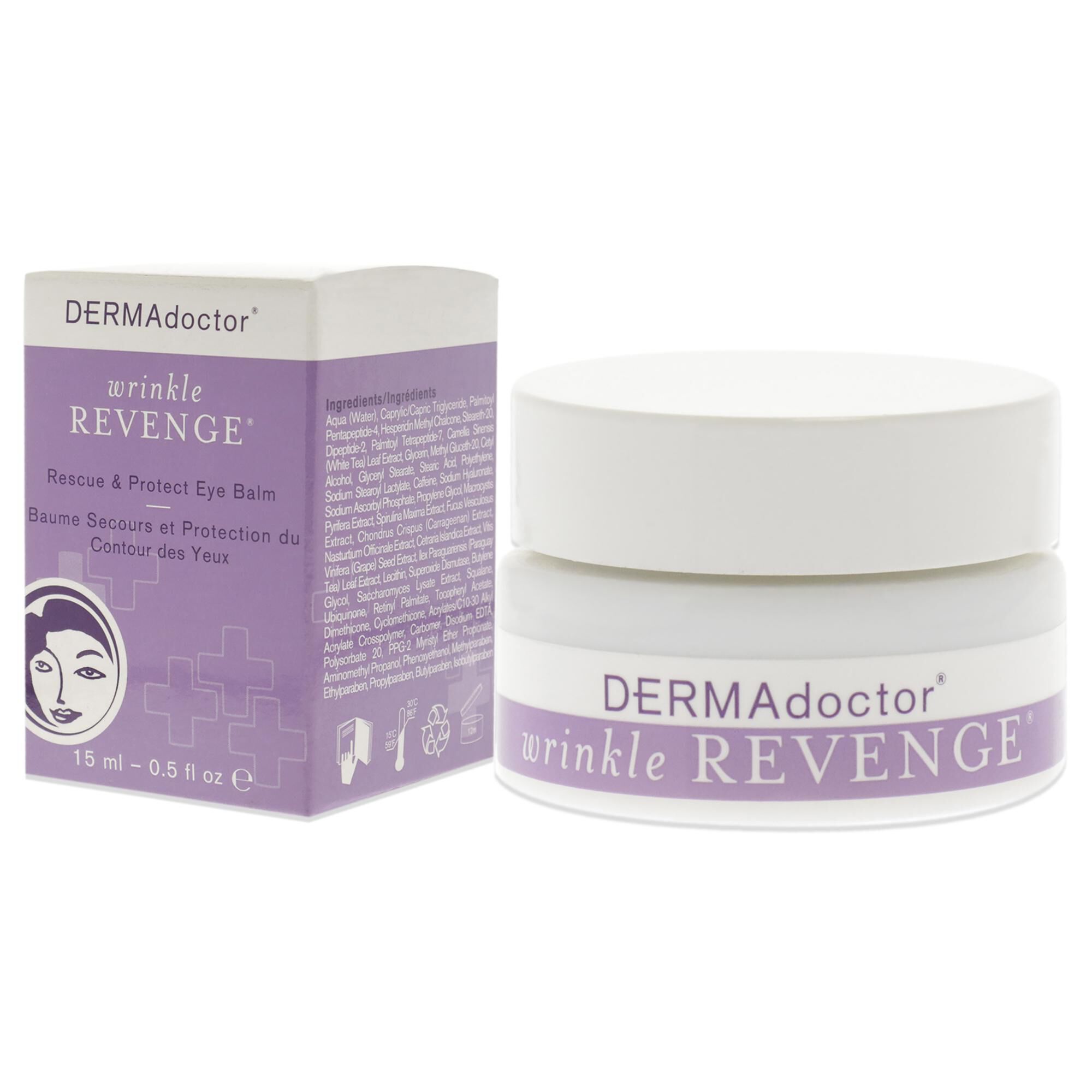 Wrinkle Revenge Rescue Protect Eye Balm by DERMAdoctor for Women - 0.5 oz Balm, , alternate image number 8