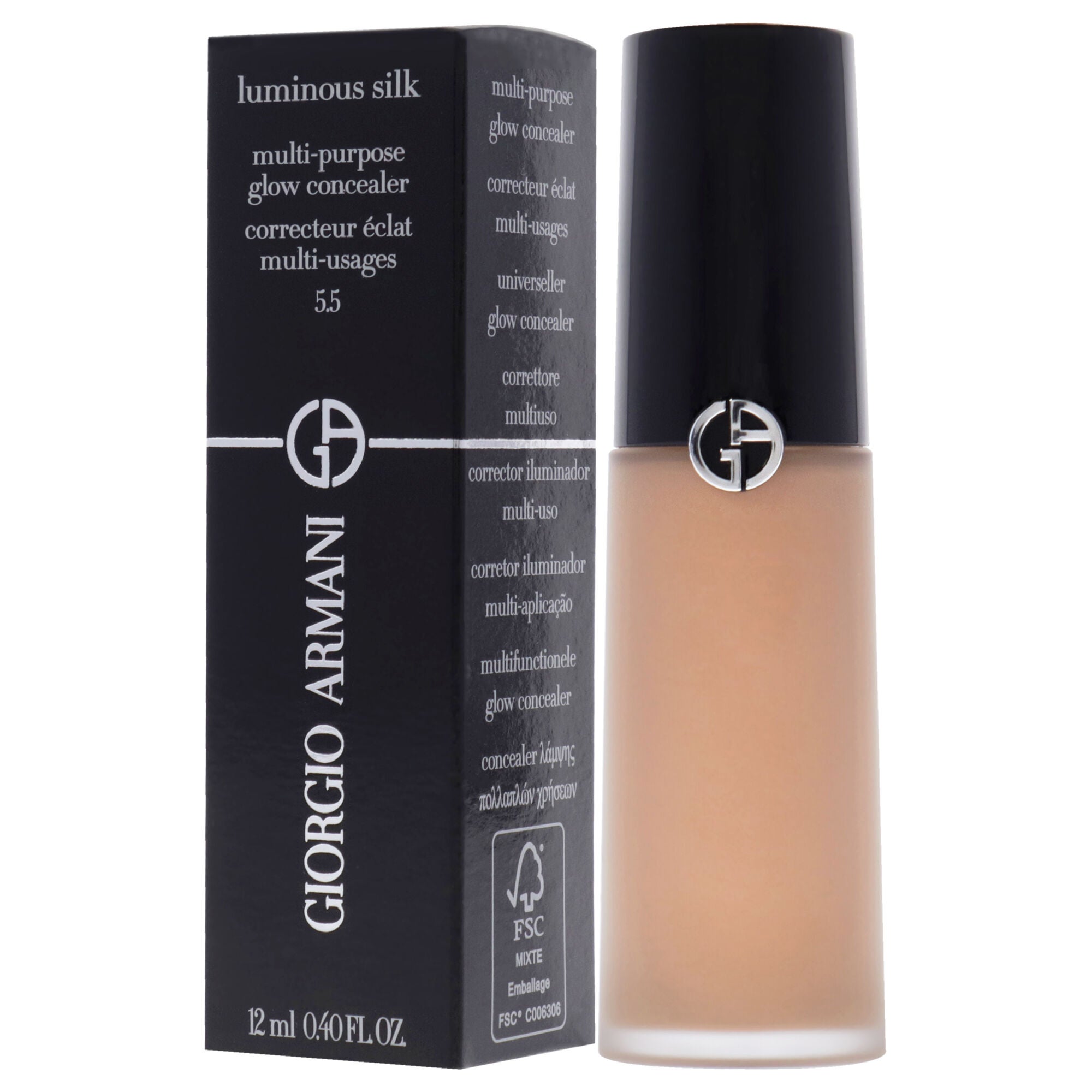 Luminous Silk Concealer - 5.5 Medium Peach by Giorgio Armani for Women - 0.40 oz Concealer, See Description, alternate image number 3