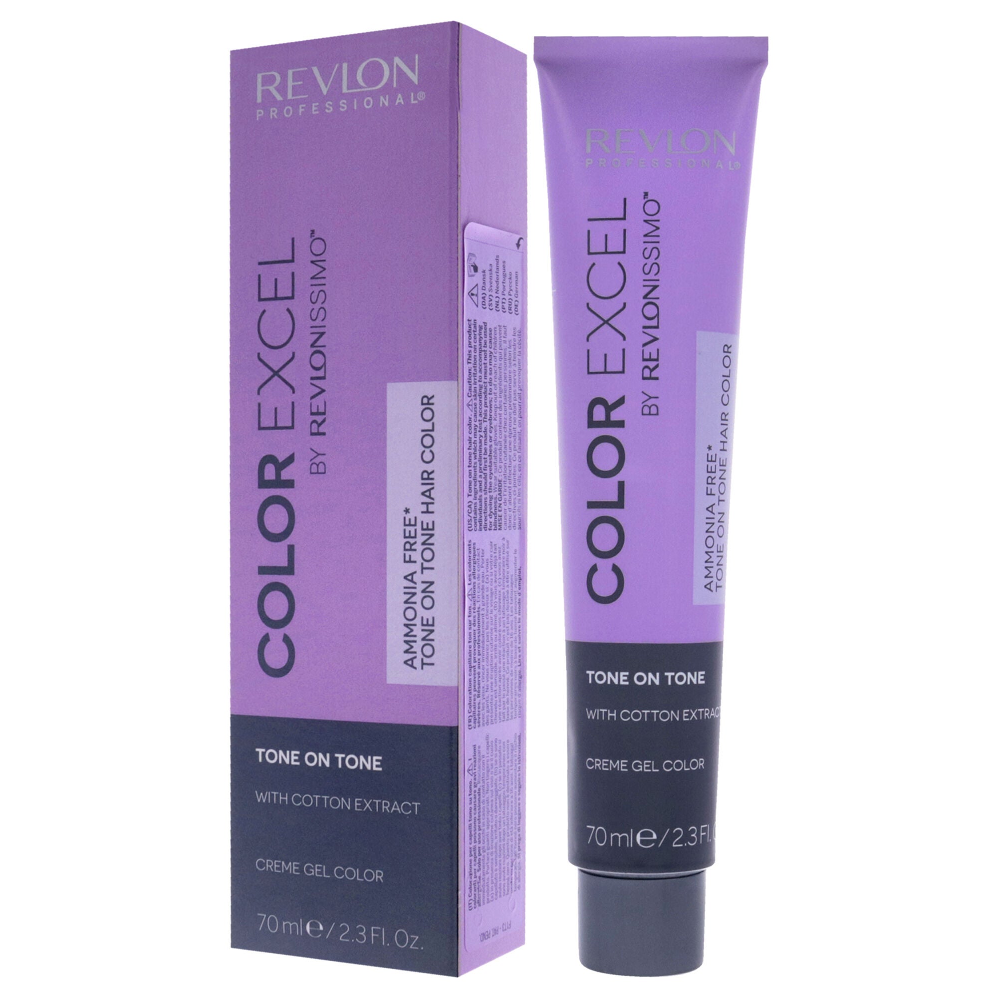 Revlonissimo Color Excel - 4.42 Medium Chestnut Iridescent Brown by Revlon for Unisex - 2.3 oz Hair Color, See Description, alternate image number 3