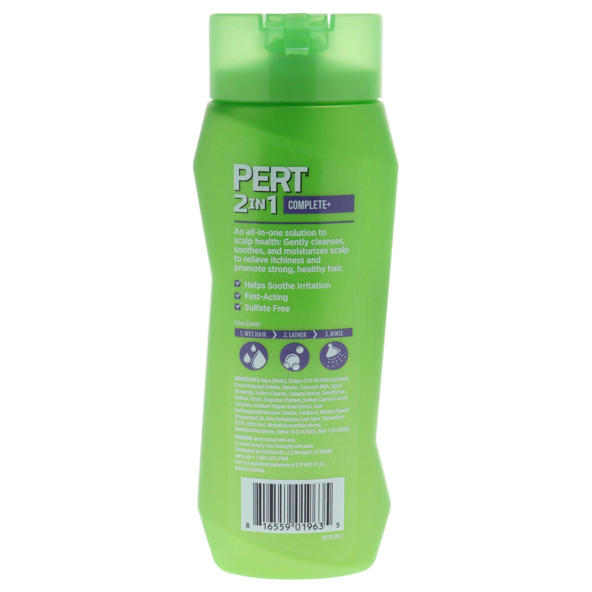 2 in 1 Complete Plus Scalp Care Shampoo and Conditioner by Pert for Unisex - 13.5 oz Shampoo and Conditioner, See Description, alternate image number 2