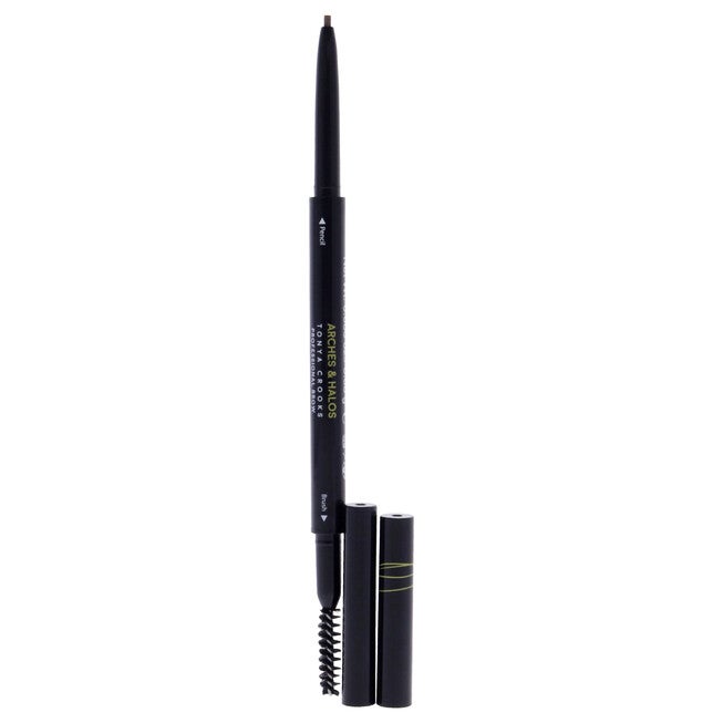 Micro Defining Brow Pencil - Warm Brown by Arches and Halos for Women - 0.003 oz Eyebrow Pencil, NA, alternate image number null