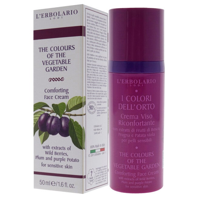 The Colours of the Vegetable Garde - Conforting Face Cream by LErbolario for Women - 1.6 oz Cream, , alternate image number null