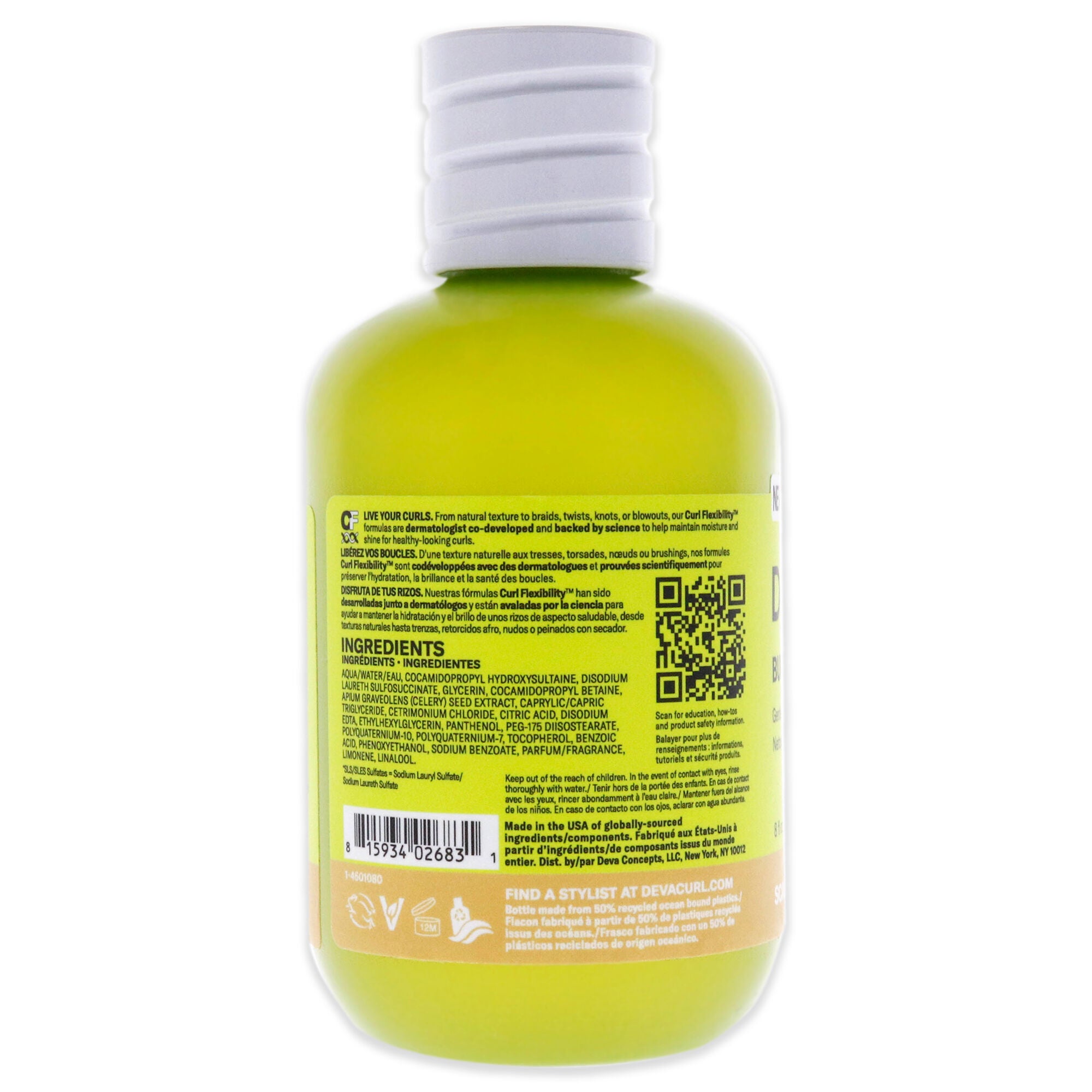 Buildup Buster Cleanser-NP by DevaCurl for Unisex - 8 oz Cleanser, See Description, alternate image number 2