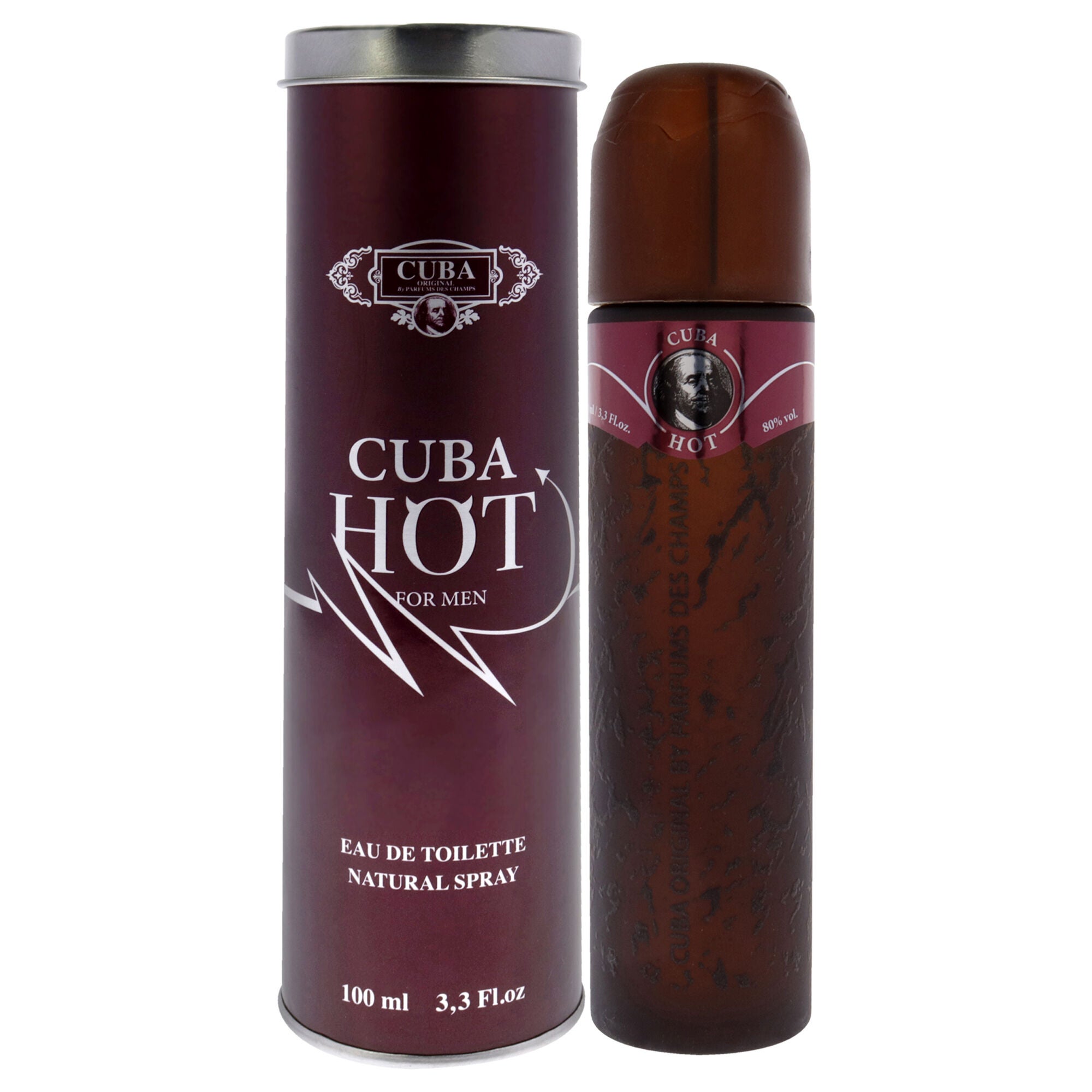Cuba Hot by Cuba for Men - 3.3 oz EDT Spray, See Description, hi-res image number 0