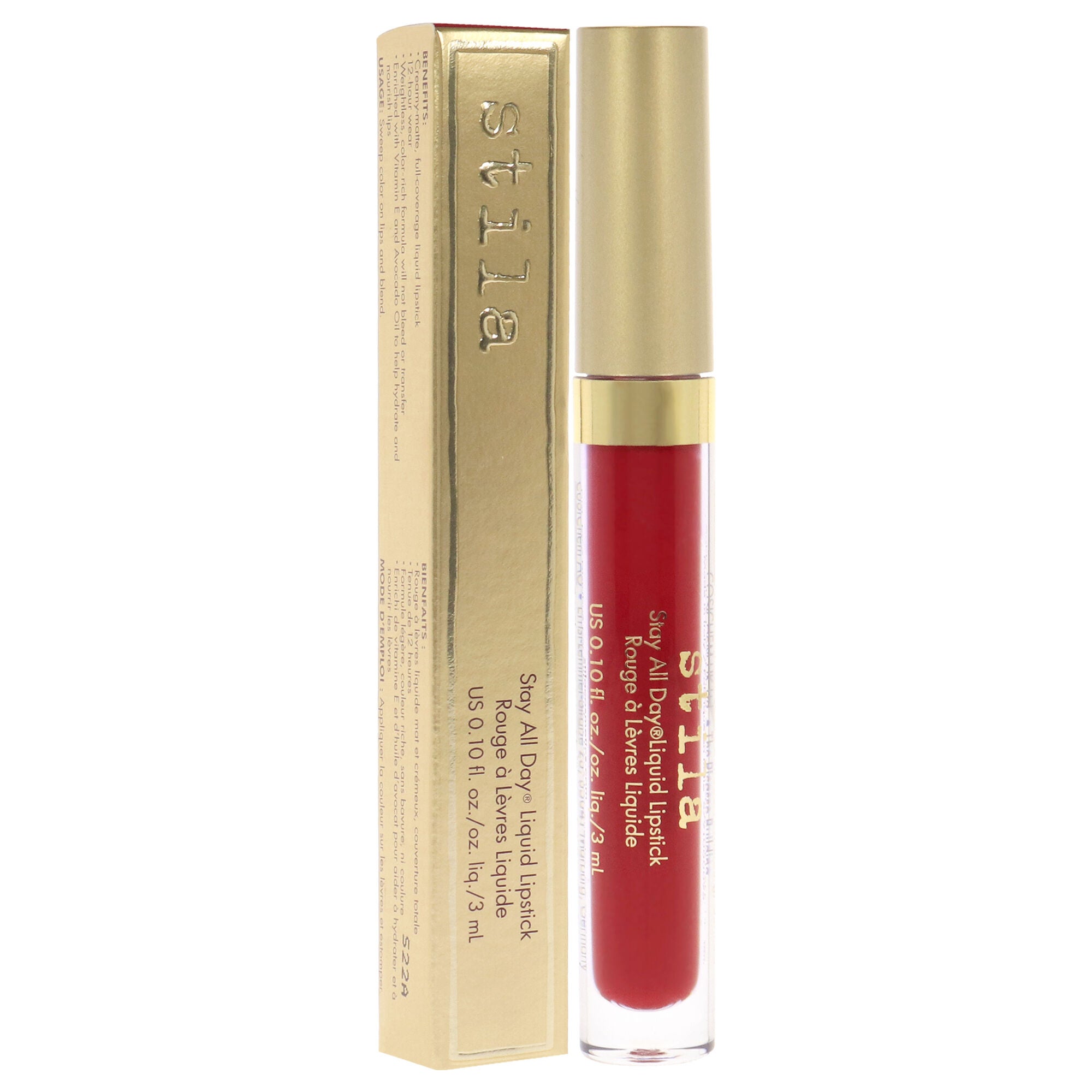 Stay All Day Liquid Lipstick - Fiery by Stila for Women - 0.1 oz Lipstick, See Description, alternate image number 1