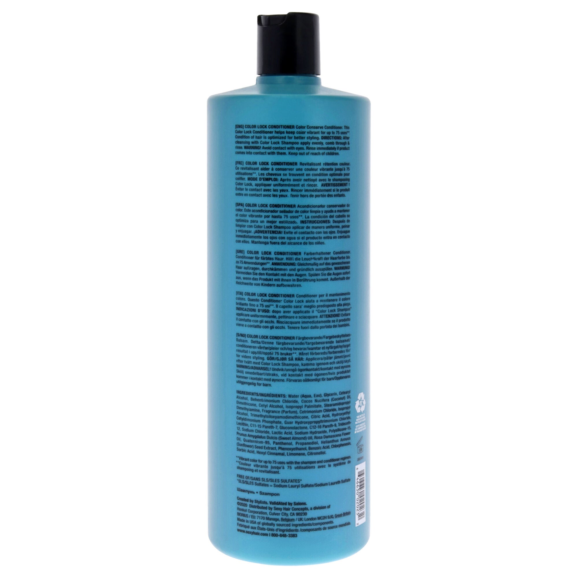 Sexy Hair Healthy Color Lock Conditioner by Sexy Hair for Unisex - 33.8 oz Conditioner, See Description, alternate image number 2
