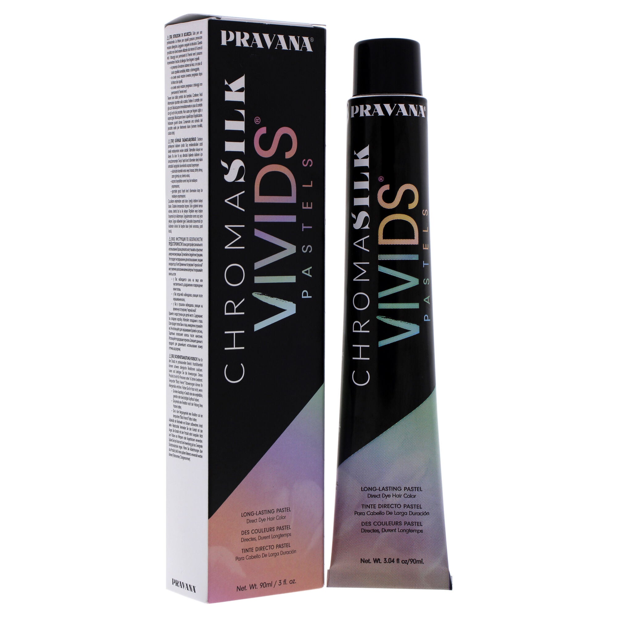 ChromaSilk Pastels Long Lasting Color- Blissful Blue by Pravana for Unisex - 3 oz Hair Color, See Description, alternate image number 2
