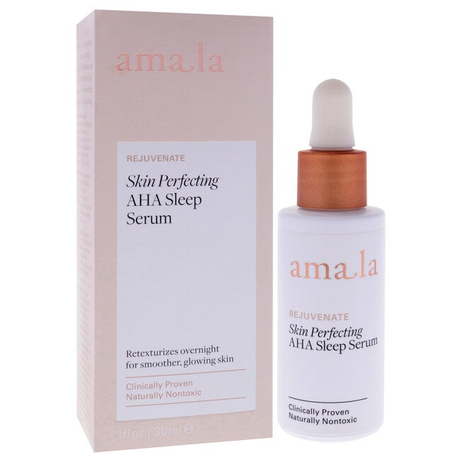 Skin Perfecting AHA Sleep Serum by Amala for Women - 1 oz Serum, , alternate image number null
