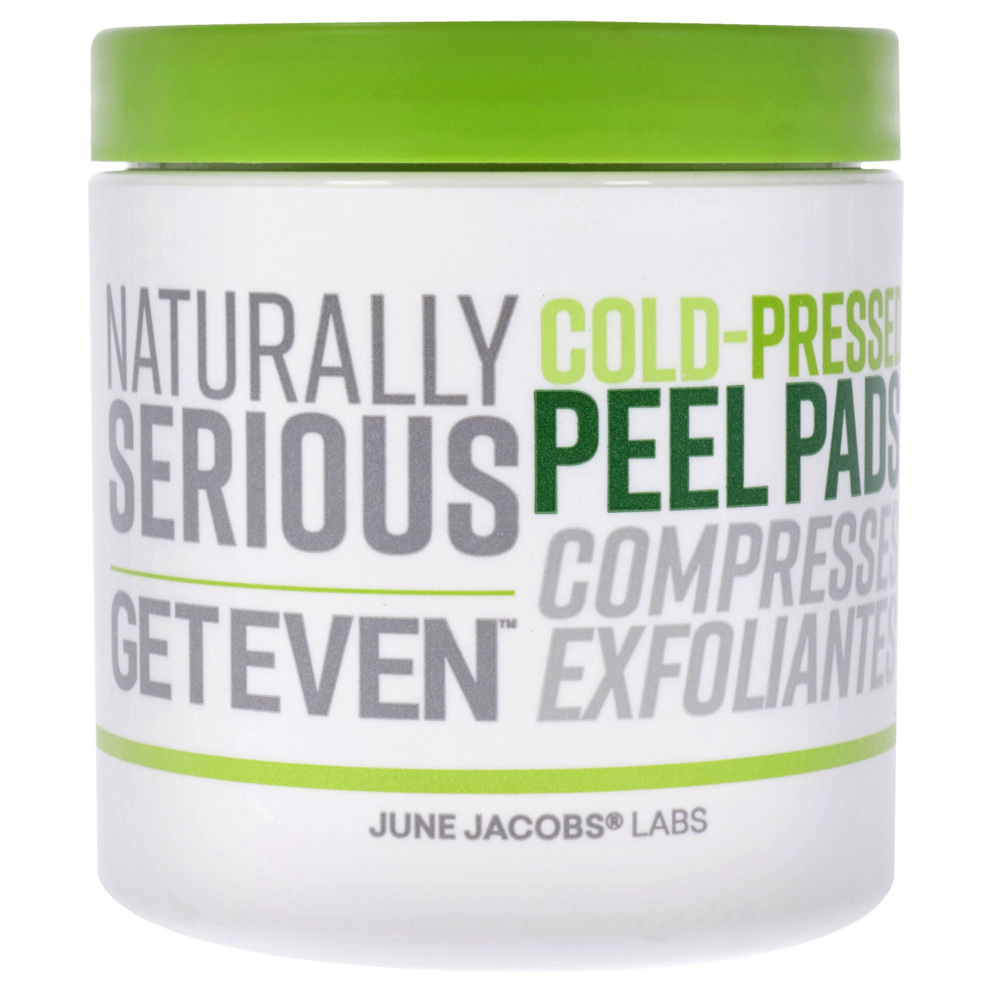 Get Even Cold-Pressed Peel Pads by Naturally Serious for Unisex - 60 Pc Pads, See Description, hi-res image number 0