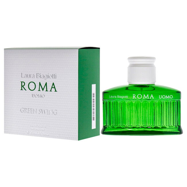 Roma Uomo Green Swing by Laura Biagiotti for Men - 2.5 oz EDT Spray, , alternate image number null