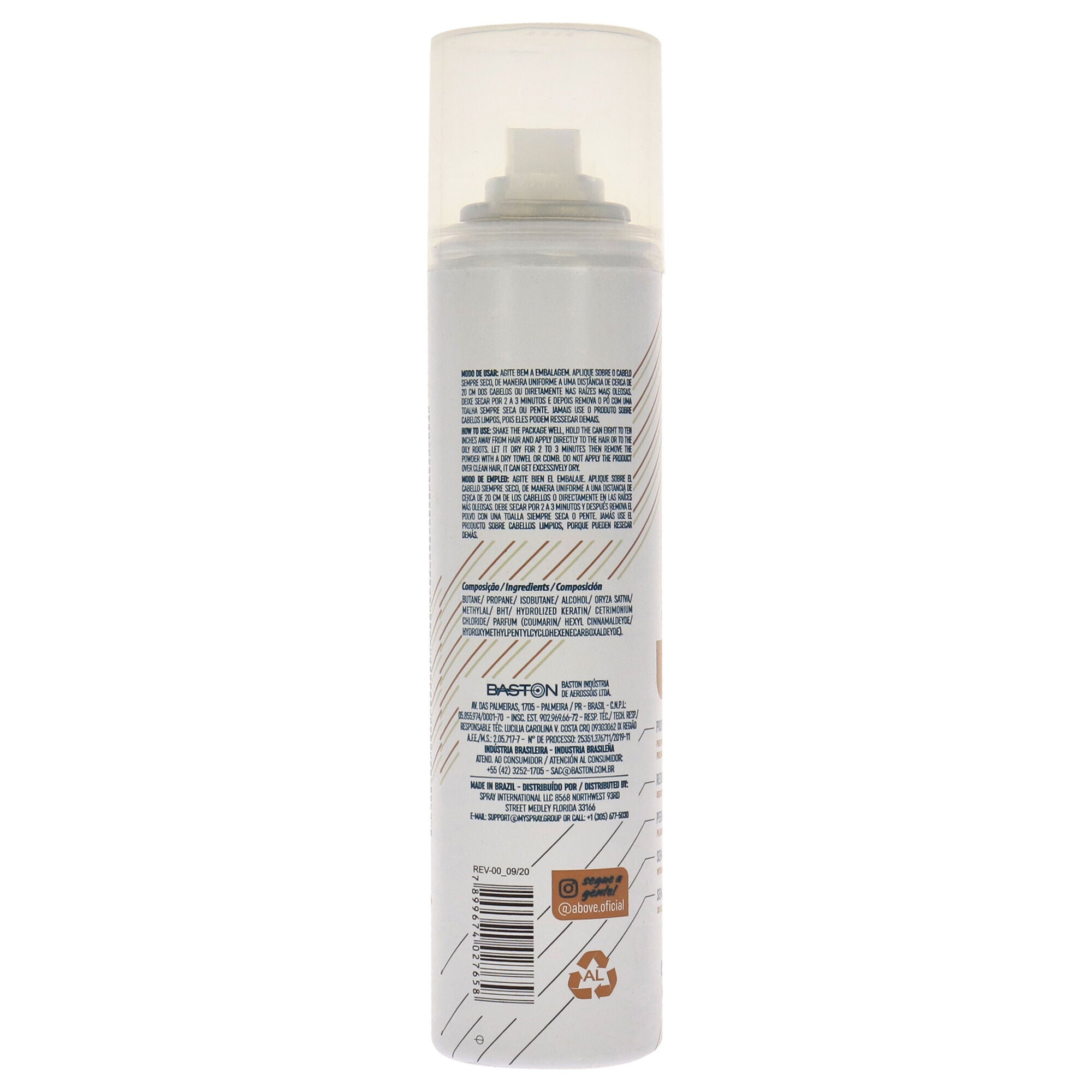 Dry Shampoo - Coconut by Above for Unisex - 3.17 oz Dry Shampoo, See Description, alternate image number 2