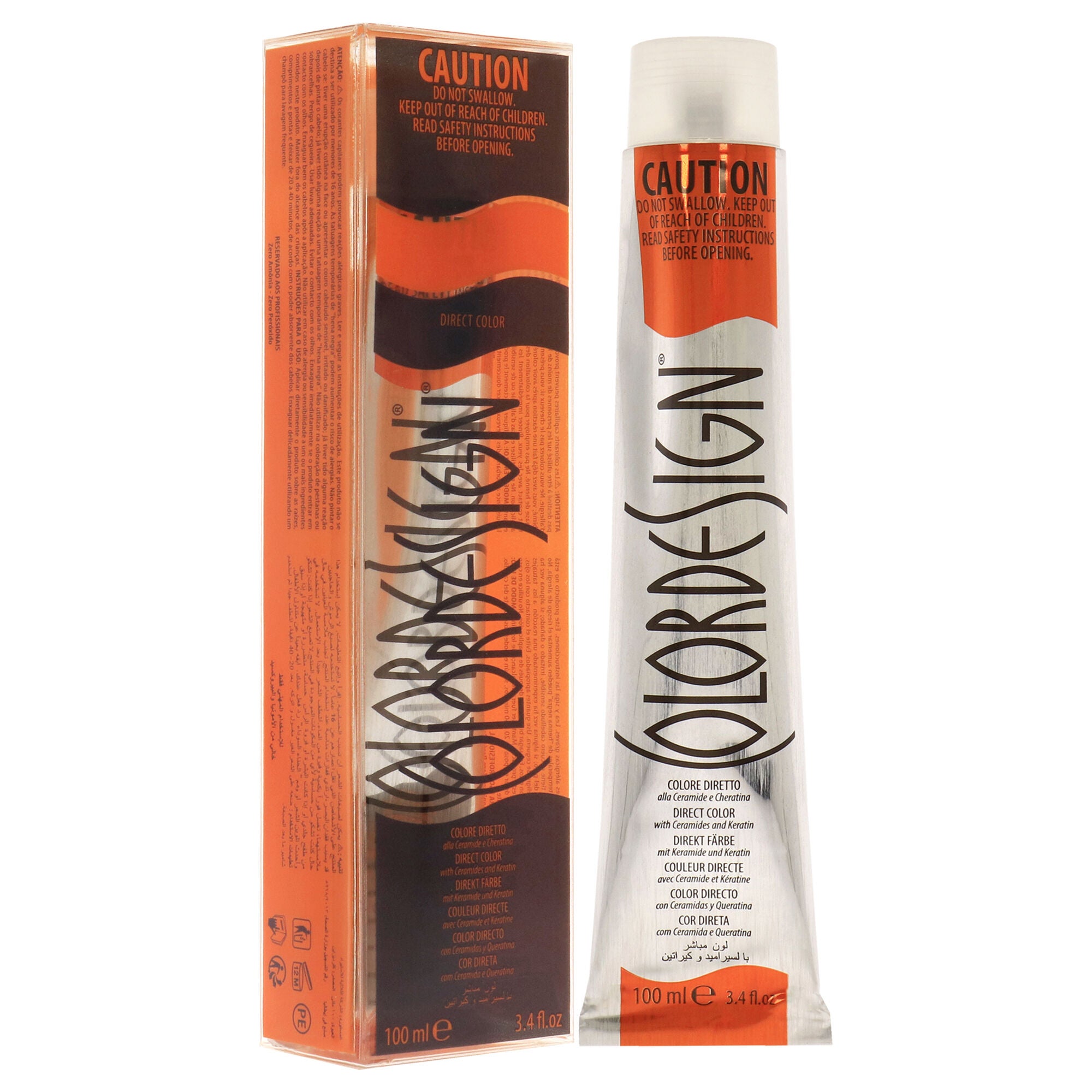 Direct Permanent Hair Color - Caramel by ColorDesign for Unisex - 3.4 oz Hair Color, See Description, alternate image number 2