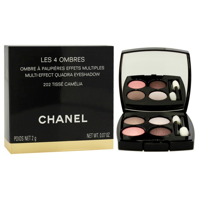 Les 4 Ombres Multi-Effect Quadra Eyeshadow - 202 Tisse Camelia by Chanel for Women - 0.07 oz Eyeshadow, NA, alternate image number null