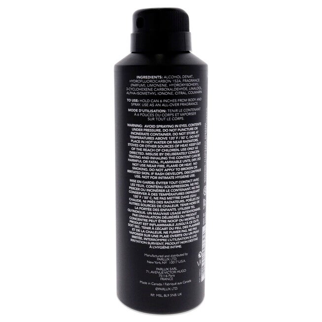 Vintage Black by Kenneth Cole for Men - 6 oz Body Spray, See Description, alternate image number 2