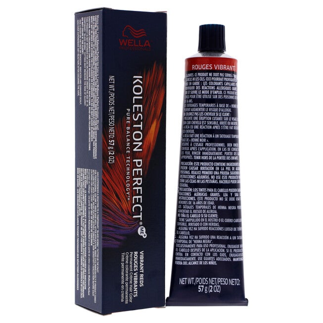 Koleston Perfect Permanent Creme Hair Color - 55 44 Intense Light Brown-Red Red by Wella for Unisex - 2 oz Hair Color, NA, alternate image number null