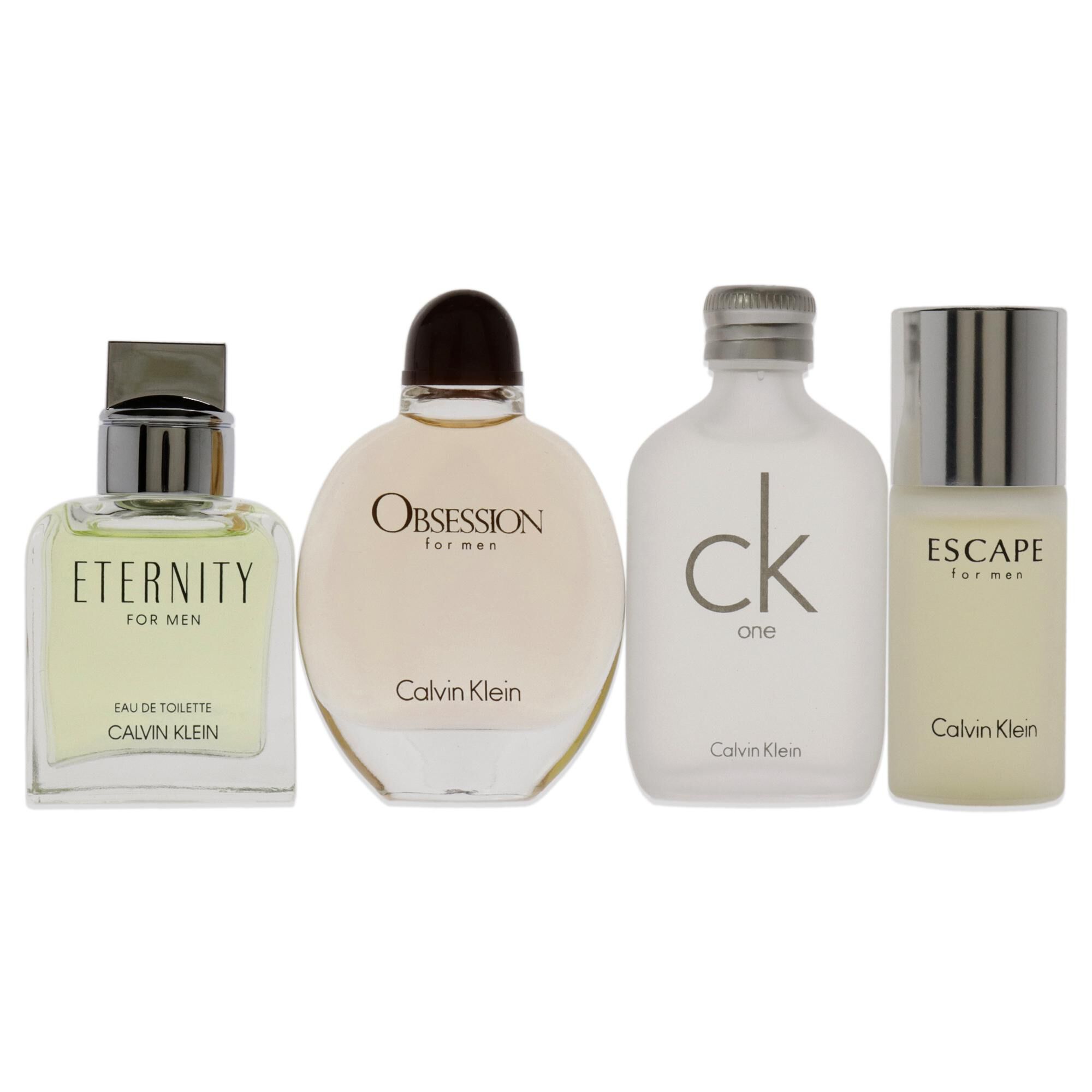 Calvin Klein by Calvin Klein for Men - 4 Pc Mini Gift Set 0.5 oz Eternity EDT, 0.5 oz Escape EDT, 0.5 oz CK One EDT and 0.5 oz Obsession EDT, See Description, alternate image number 3